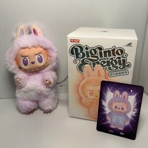 😈 POP MART Big into Energy Labubu - Luck - Authentic The Monsters Purple Plush
